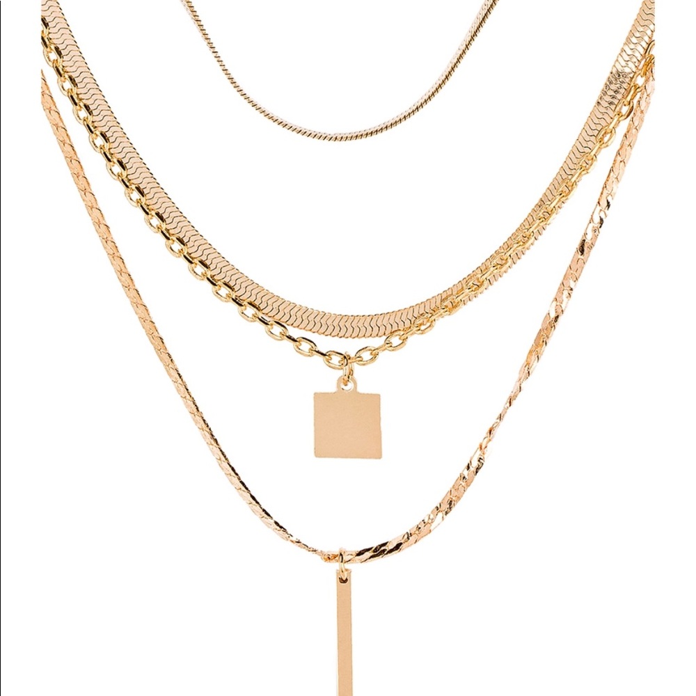 8 Other Reasons Layered Gold Necklace